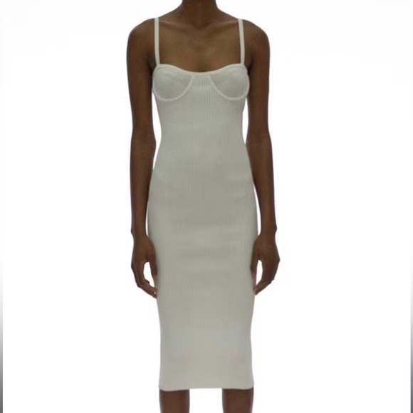 Helmet Lang ribbed dress. - Picture 3 of 4